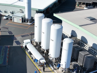 医療用ガスの安定供給